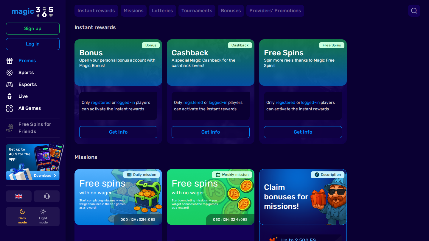 Welcome Bonus and Promotions