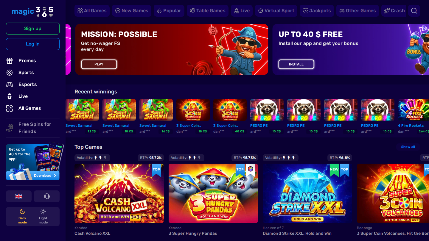 Discover Magic365 Casino Features